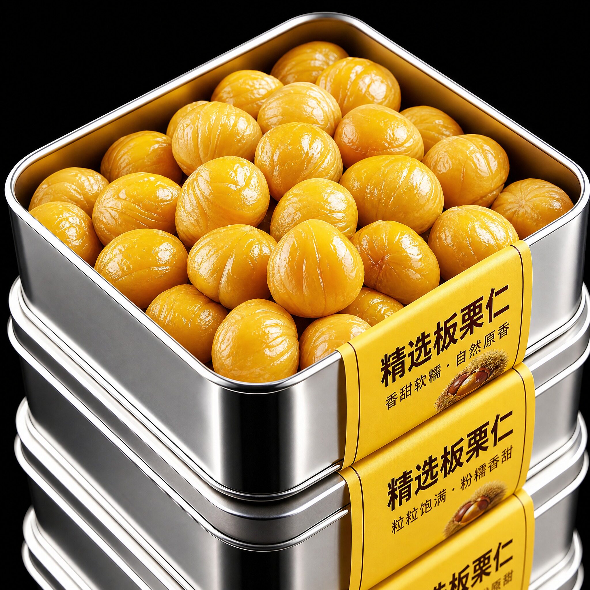 板栗仁油栗子开袋即食小包装无糖无添加熟板栗仁小零食官方旗舰店图片