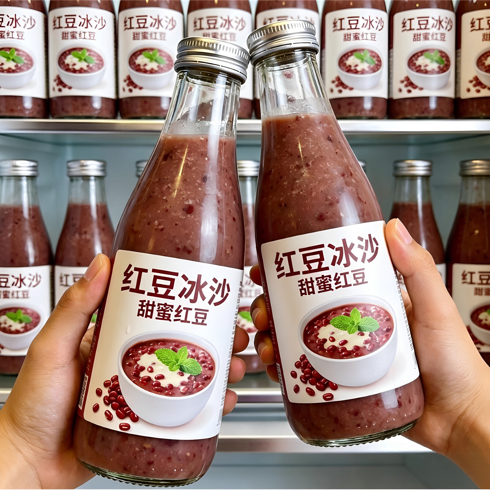 农科院推荐！冰沙红豆冰沙官方旗舰店正宗绿豆冰沙饮料绿豆汤解暑