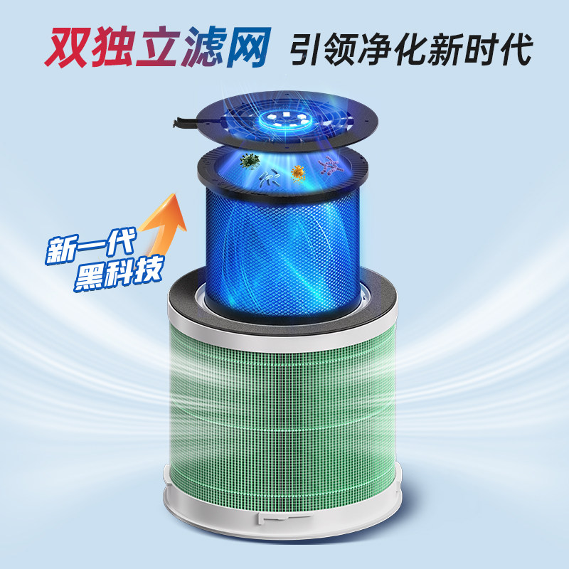 ANTOP医用空气消毒机家用杀菌除病毒桌面净化器卧室内过滤味除菌