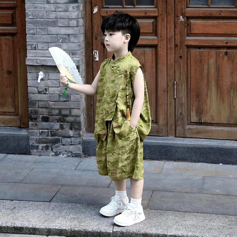 男童漢服國風套裝新中式表演服潮