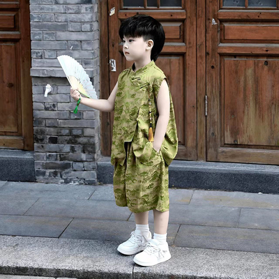 男童汉服国风套装新中式表演服潮