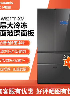 PANASONIC NR-W621TF-XM法式多门镜面冰箱618L大容量风冷无霜