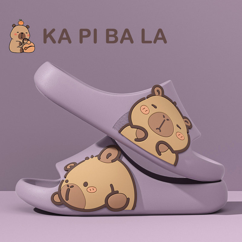 软萌卡皮巴拉儿童拖鞋女童夏季2026新款室内居家EVA防滑亲子凉拖,童鞋/婴儿鞋/亲子鞋,儿童棉拖鞋,淘宝优惠券,粉丝福利购,淘宝优惠卷