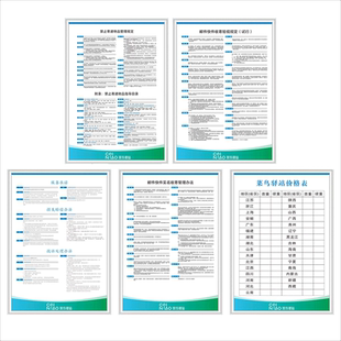 菜鸟驿站新版上墙制度牌服务承诺指导规范牌广告牌菜鸟裹裹展示牌快递规范寄件价格表支持定制