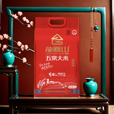 龙凤山五常大米5kg有机稻花香米