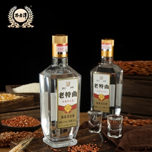 不老潭52度老特曲500ml光瓶酒纯粮食酒品质白酒整箱6瓶特价 清仓