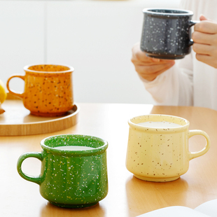 LePantry马克杯商用陶瓷水杯简约牛奶杯复古咖啡杯创意家用小杯子