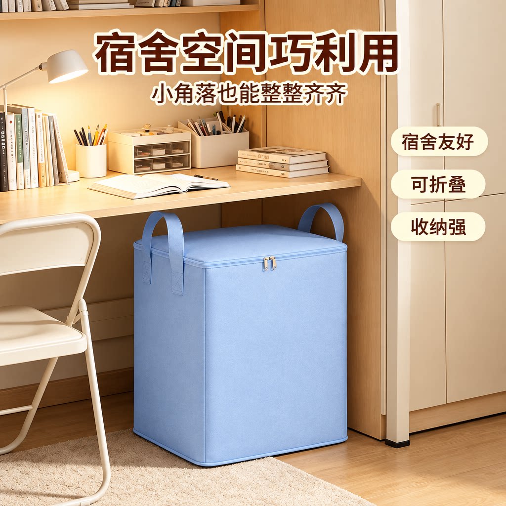 衣服收纳箱大容量学生宿舍专用整理箱防水防潮衣物被子专用储物柜