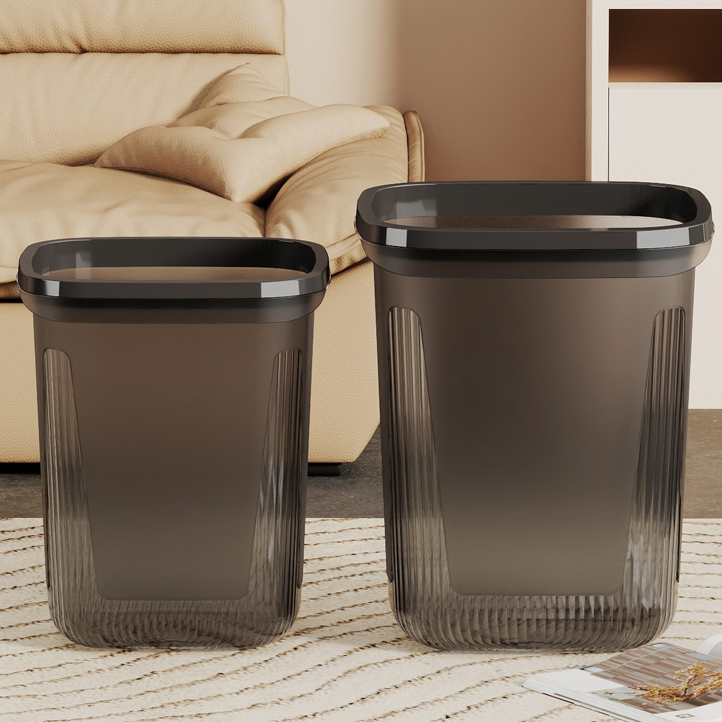 垃圾桶家用2025新款客厅办公室厕所卫生间厨房专用大容量垃圾桶