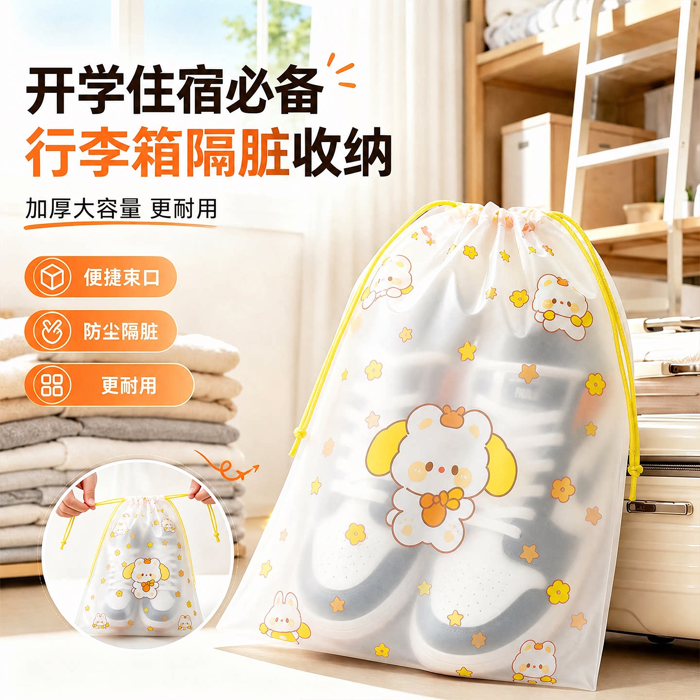 【开学必备】鞋子收纳袋超大容量图片
