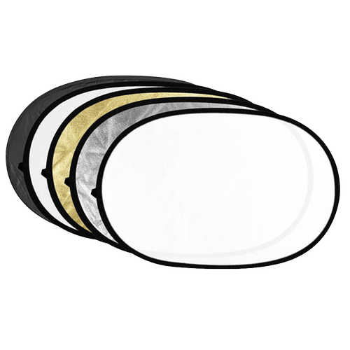 纽尔照相外拍便携椭圆金色反光板