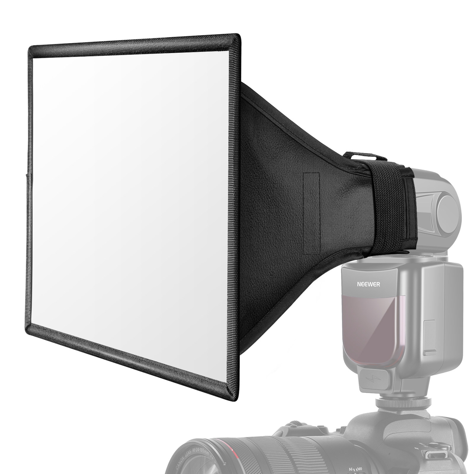 neewer/纽尔 机顶闪光灯小型柔光罩单反相机微单外接机顶灯柔光箱热靴