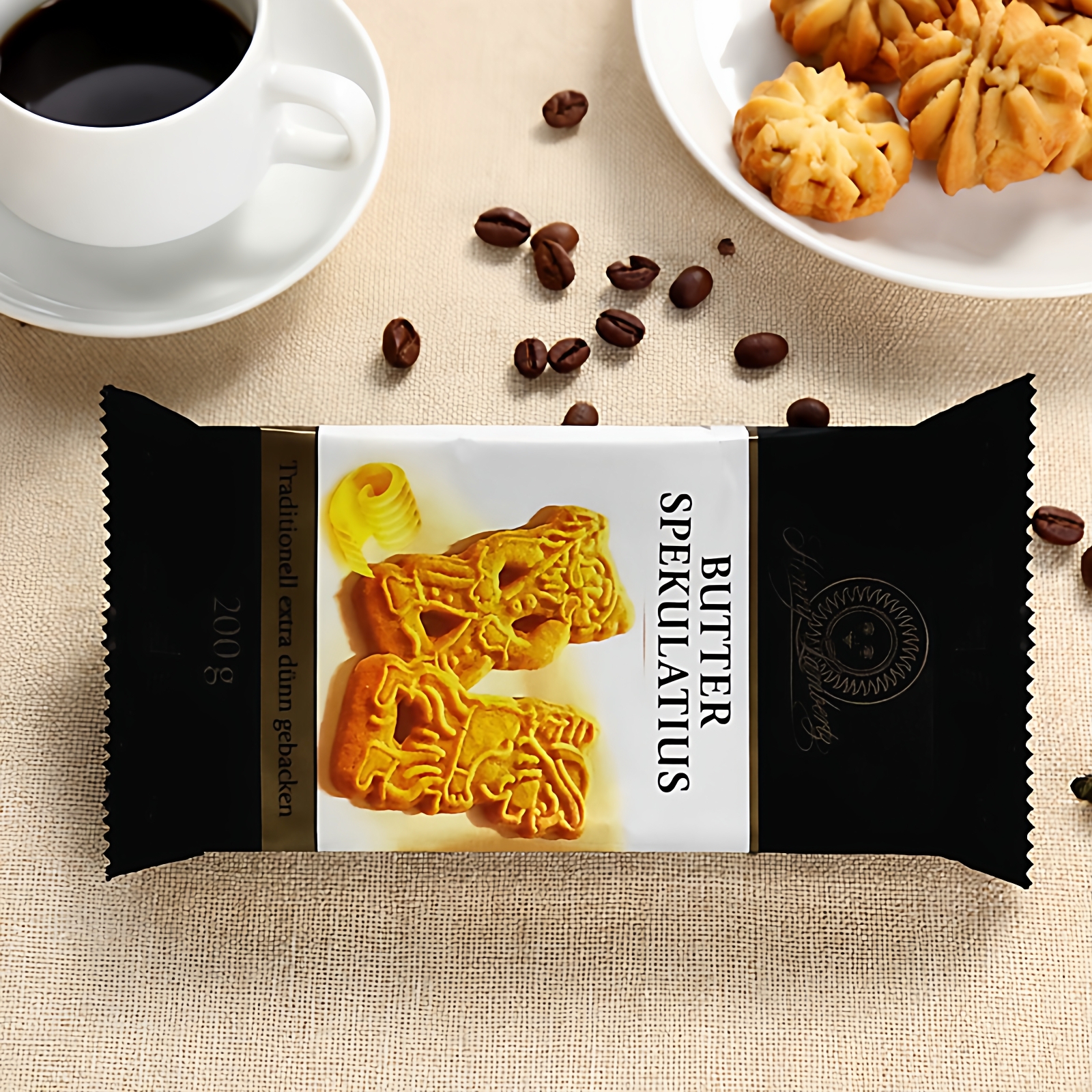 德国原装进口零食西点小吃HenryLambertz20%黄油曲奇饼干袋装200g