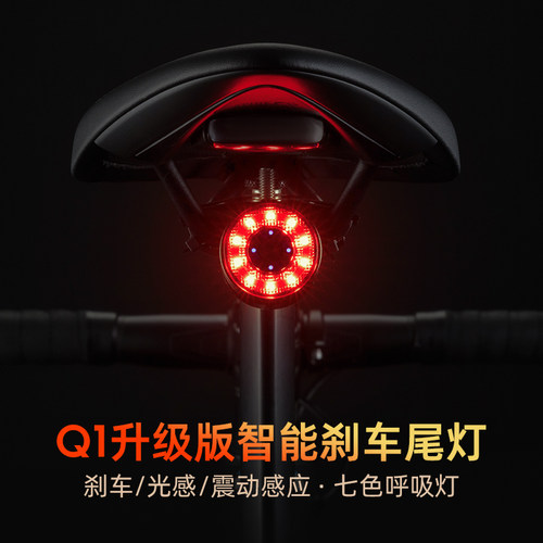 洛克兄弟USB充电自行车尾灯