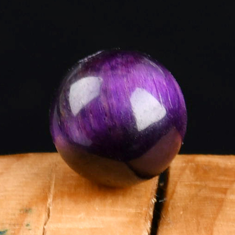 优化猫眼舒俱来苏纪石散珠子皇家紫圆珠diy手工串珠项链手链材料