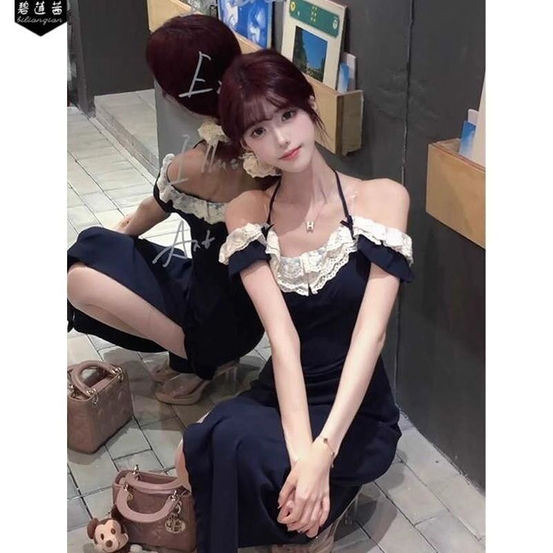 小个子法式小飞袖连衣裙