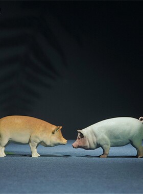 箐铜记《诸事大吉》生肖猪黄铜摆件家居装饰品客厅玄关办公室礼品