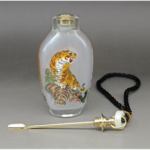 内画鼻烟壶长条壶鼻烟粉配件组合工艺品礼品