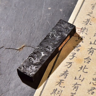 安徽歙县文房四宝纸墨笔砚中小楷书法专用套装徽墨桐油烟顶烟墨条墨碇墨块黑色墨汁墨液墨盘磨墨专用墨条