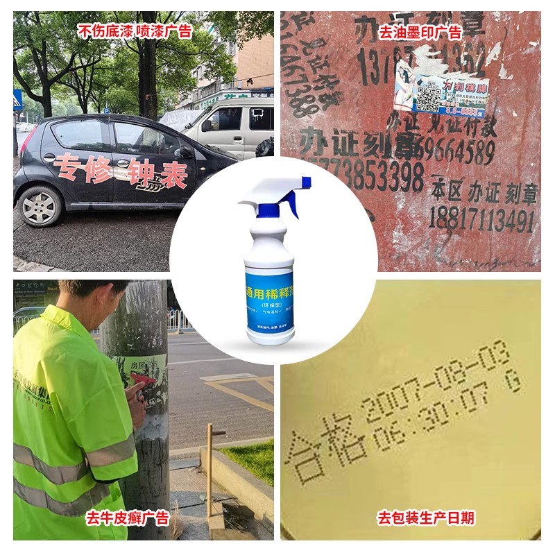 快干型油漆稀释剂汽车漆除油污