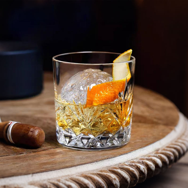 英国进口格兰凯恩Glencairn 厚底古典欧式刻花威士忌杯闻香烈酒杯