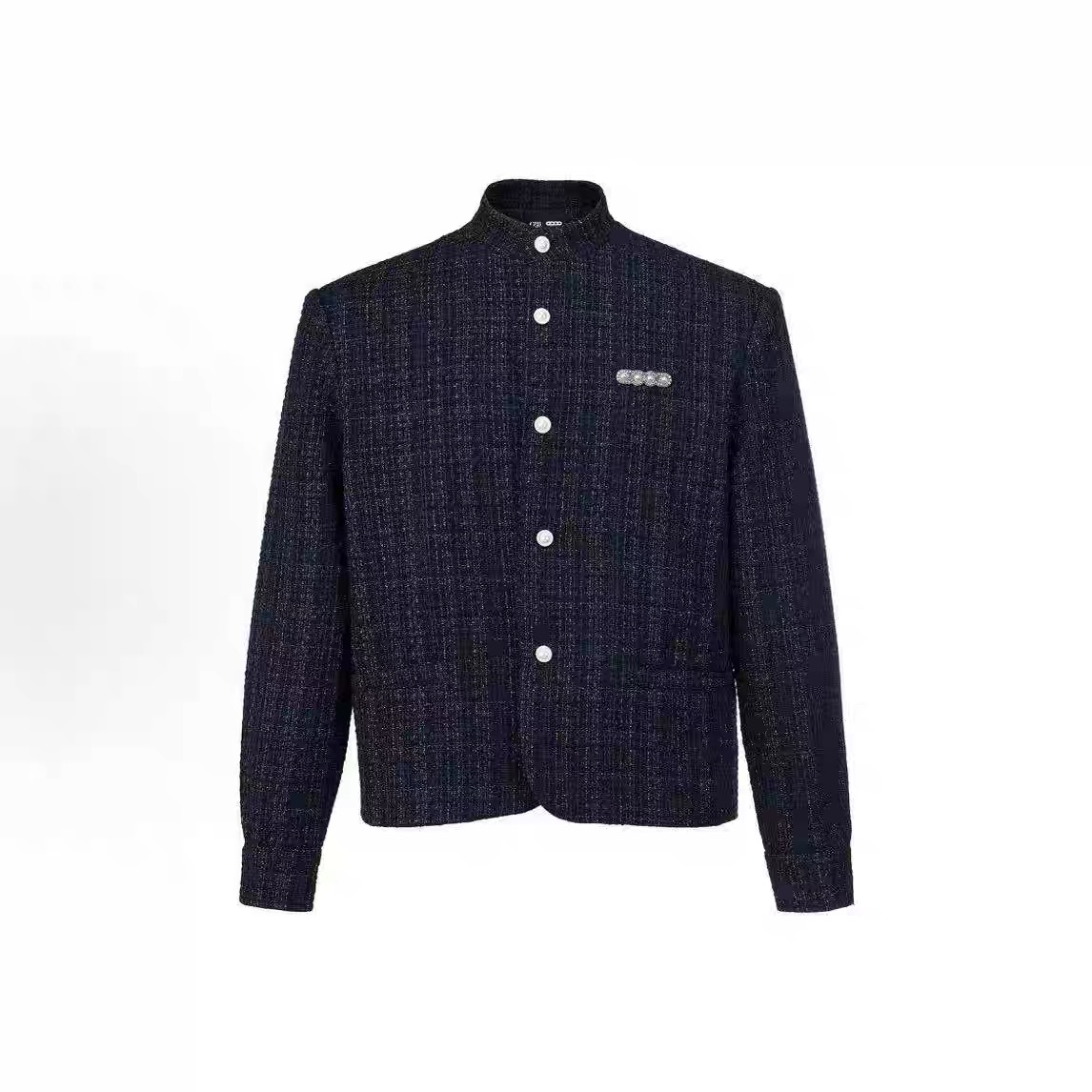 GOODBRAND珠光暗纹混织夹克