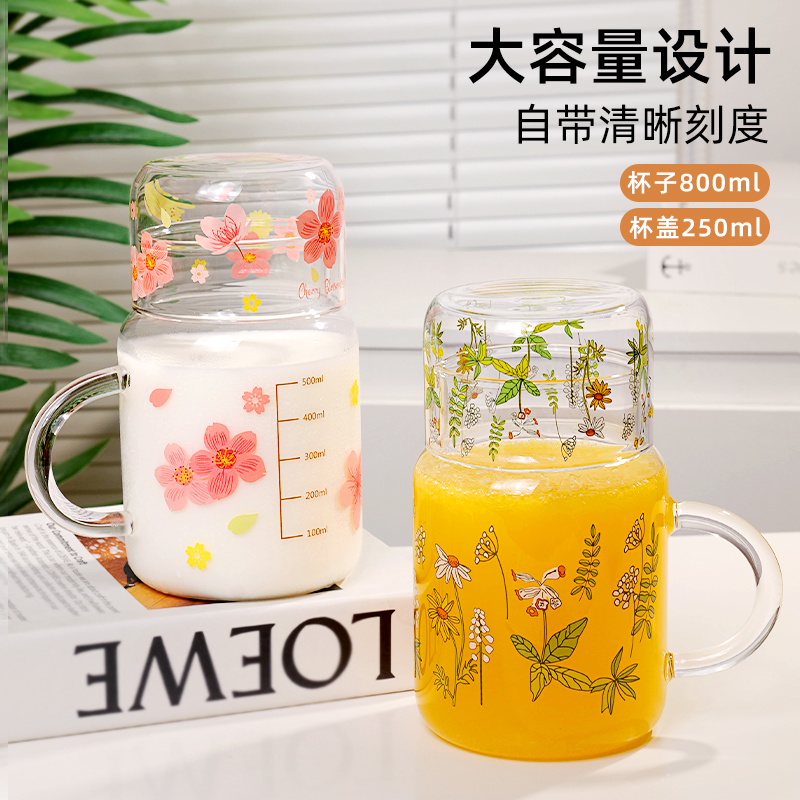 【1壶1杯】一人饮玻璃冷水壶