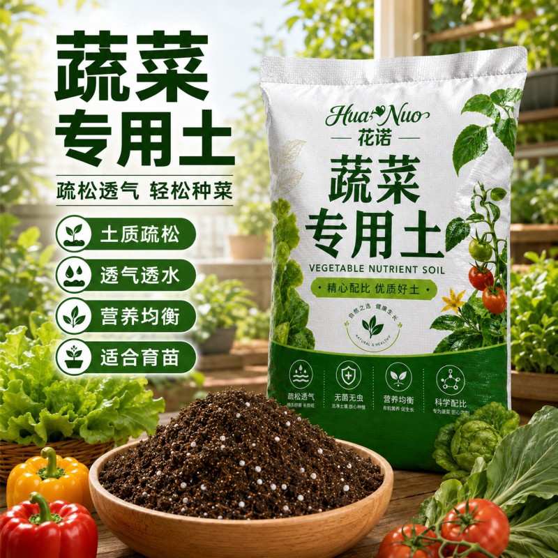 营养土种菜专用土阳台家用蔬菜有机土壤育苗土盆栽果蔬种植泥炭土