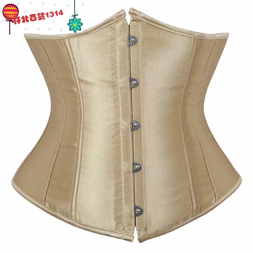 gothic sexy satin underbust corset bustier waist