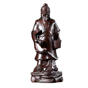 神医华佗摆件工艺品黑檀木雕