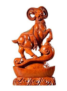 如意元宝动物电视柜红木工艺品