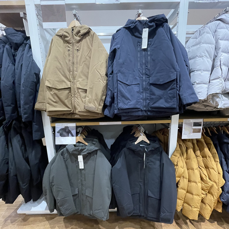 高性能复合保暖连帽羽绒服外套