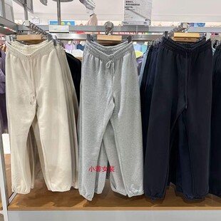 运动裤 宽松卫裤 针织裤 日单女装 休闲裤 秋季 直筒束脚长裤 459789 新款