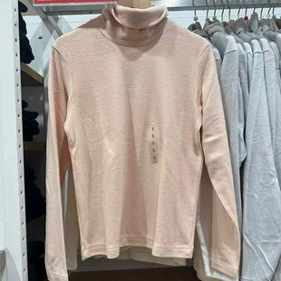 长袖 日单女装 摇粒绒两翻领套头衫 新款 打底T恤保暖上衣C470142 冬季