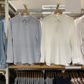 花式 易打理柔滑垂坠上衣25新款 衬衫 衬衣空调衫 479071 长袖 日系女装