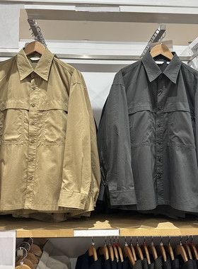 日系合作款/男装女装25秋季新款工装宽松衬衫/长袖休闲衬衣480652