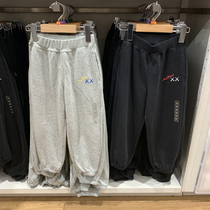 童装/男童/女童秋季印花运动束脚裤长裤休闲裤卫裤C473716/476418