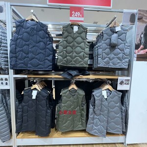 试衣间男秋冬高级轻型羽绒马甲便携式背心内胆马夹C461409/452740