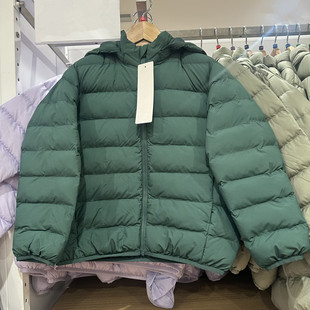 日系秋冬童装男童女童空气棉服可机洗连帽保暖外套排骨棉衣478123