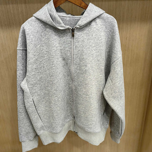 日系合作款/男装女装宽松连帽拉链运动开衫/长袖外套卫衣男485735