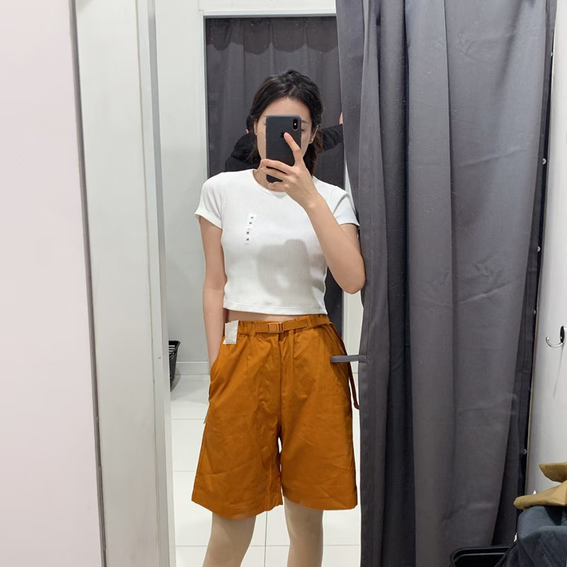 试衣间男女装情侣款2022夏季登山短裤休闲工装裤腰带休闲裤447266