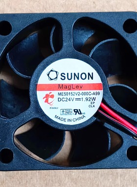 全新SUNON ME50152V2-000C-A99 24V1.92W 5015 5CM变频器散热风扇