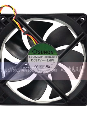 建准SUNON EEC0252B1-000U-G99 24V 5W 12025 12CM变频器散热风扇