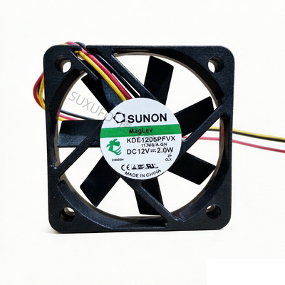 全新SUNON KDE1205PFVX 5010 12V 2.0W 5CM厘米 静音机箱超薄风扇