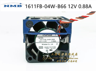 B66 BBB 4线调速散热风扇 全新NMB 12V 04W 4厘米cm 0.88A 1611FB