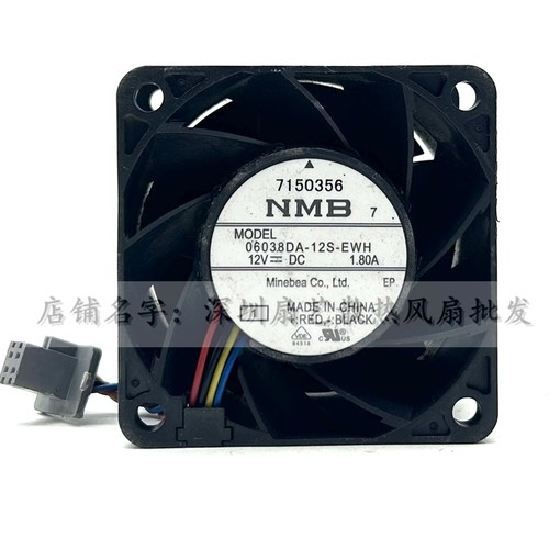 06038DA-12S-EWH 6038 12V 1.8A DELL戴尔R730 XD 服务器机箱风扇