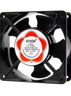KYUON DP200A双滚珠2123XBL/SHL12CM厘米12038 散热风扇 220V380V