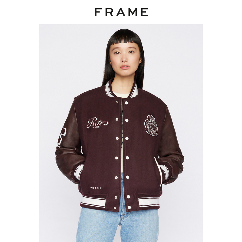 新品FRAME棒球服夹克外套