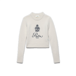 FRAME圆领羊绒针织毛衣女丽兹酒店Ritz Paris春季款