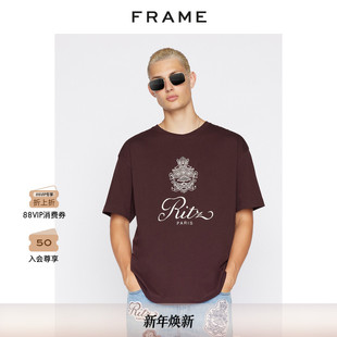 男装 FRAME圆领短袖 款 Paris春季 T恤男丽兹酒店Ritz